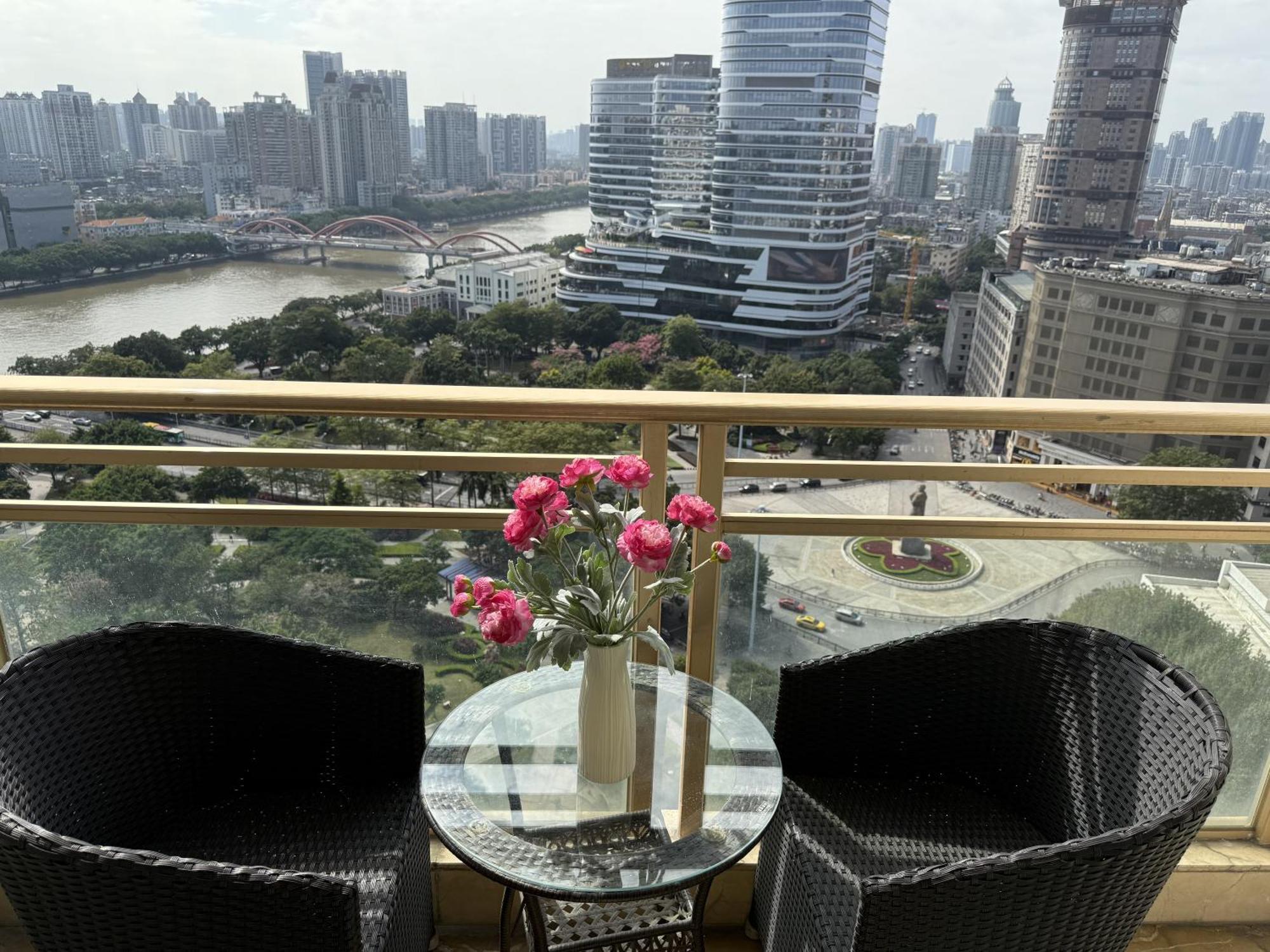 Waifiden Guangzhou Haizhu Square Wanyi Apartment Exterior foto
